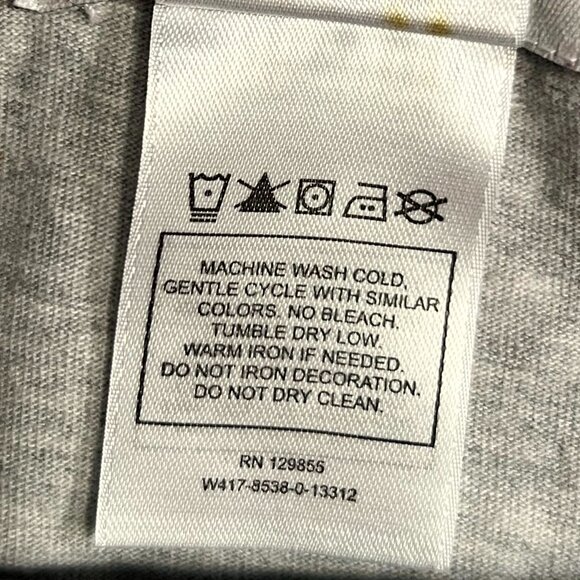 Disney Parks Grey and Aqua Striped Fitted Dress w Embroidered Mickey SZ Small - Picture 4 of 5